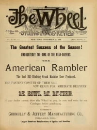 The Wheel Cycling Trade Review, Vol 2, No 14 cover