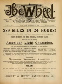 The Wheel Cycling Trade Review, Vol 2, No 17 cover