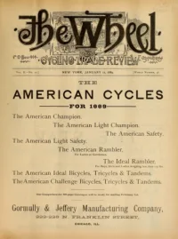 The Wheel Cycling Trade Review, Vol 2, No 20 cover