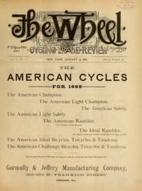The Wheel Cycling Trade Review, Vol 2, No 22 cover