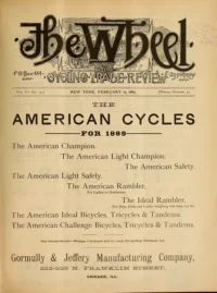 The Wheel Cycling Trade Review, Vol 2, No 25 cover