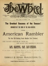 The Wheel Cycling Trade Review, Vol 2, No 6 cover