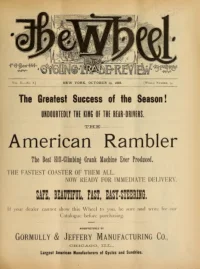 The Wheel Cycling Trade Review, Vol 2, No 8 cover
