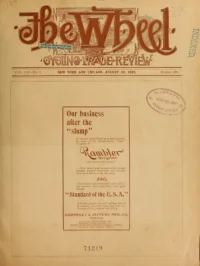 The Wheel Cycling Trade Review, Vol 20, No 1 cover