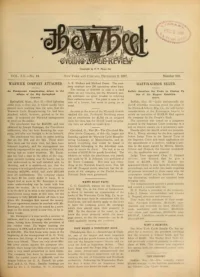 The Wheel Cycling Trade Review, Vol 20, No 16 cover