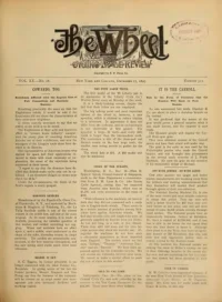 The Wheel Cycling Trade Review, Vol 20, No 18 cover