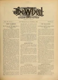 The Wheel Cycling Trade Review, Vol 20, No 20 cover