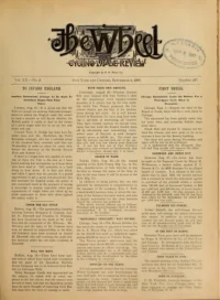 The Wheel Cycling Trade Review, Vol 20, No 3 cover
