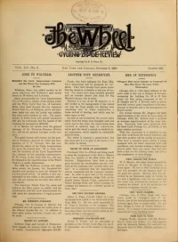 The Wheel Cycling Trade Review, Vol 20, No 8 cover