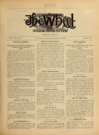 The Wheel Cycling Trade Review, Vol 20, No 9 cover