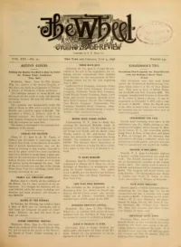 The Wheel Cycling Trade Review, Vol 21, No 17 cover