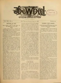 The Wheel Cycling Trade Review, Vol 21, No 9 cover