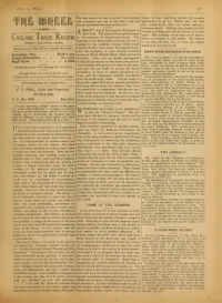 The Wheel Cycling Trade Review, Vol 3, No 16 cover