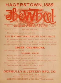 The Wheel Cycling Trade Review, Vol 3, No 18 cover
