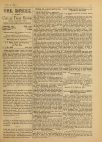 The Wheel Cycling Trade Review, Vol 3, No 6 cover