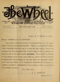 The Wheel Cycling Trade Review, Vol 3, No 7 cover
