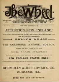 The Wheel Cycling Trade Review, Vol 4, No 15 cover