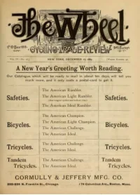 The Wheel Cycling Trade Review, Vol 4, No 18 cover