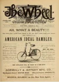 The Wheel Cycling Trade Review, Vol 4, No 20 cover