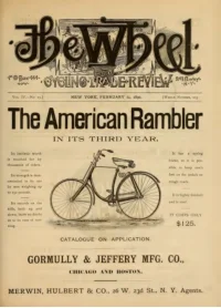 The Wheel Cycling Trade Review, Vol 4, No 25 cover