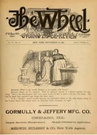The Wheel Cycling Trade Review, Vol 4, No 4 cover