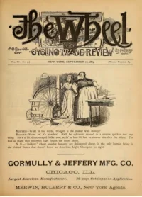The Wheel Cycling Trade Review, Vol 4, No 5 cover