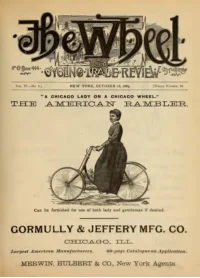 The Wheel Cycling Trade Review, Vol 4, No 8 cover
