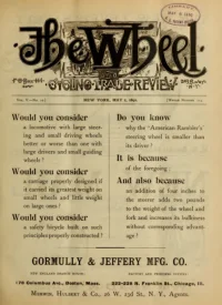 The Wheel Cycling Trade Review, Vol 5, No 10 cover