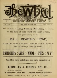 The Wheel Cycling Trade Review, Vol 5, No 3 cover