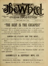 The Wheel Cycling Trade Review, Vol 5, No 6 cover
