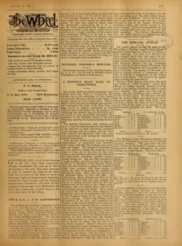 The Wheel Cycling Trade Review, Vol 6, No 20 cover