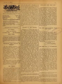 The Wheel Cycling Trade Review, Vol 6, No 8 cover