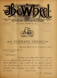 The Wheel Cycling Trade Review, Vol 6, No 9 cover
