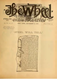 The Wheel Cycling Trade Review, Vol 8, No 11 cover