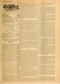 The Wheel Cycling Trade Review, Vol 8, No 17 cover