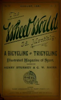 The Wheel World, Vol 3, No 16 cover