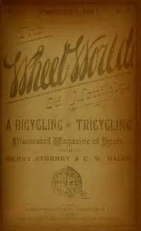 The Wheel World, Vol 4, No 20 cover
