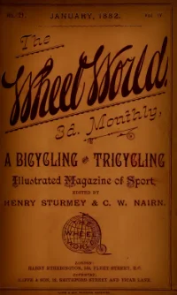 The Wheel World, Vol 4, No 21 cover