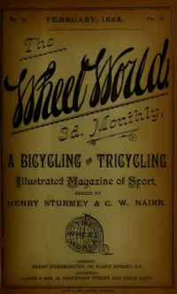 The Wheel World, Vol 4, No 22 cover