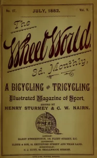 The Wheel World, Vol 5, No 27 cover