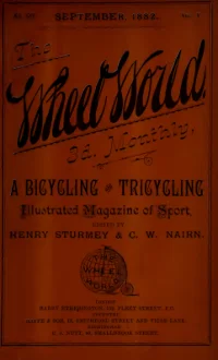 The Wheel World, Vol 5, No 29 cover