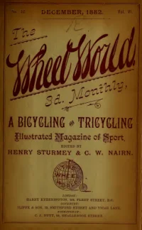 The Wheel World, Vol 6, No 32 cover