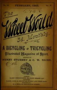 The Wheel World, Vol 6, No 34 cover