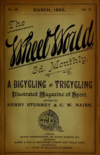 The Wheel World, Vol 6, No 35 cover