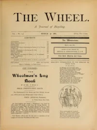 The Wheel, Vol 1, No 14 cover