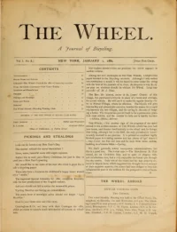 The Wheel, Vol 1, No 8 cover
