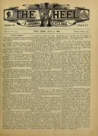 The Wheel, Vol 10, No 15 cover