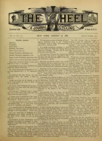 The Wheel, Vol 10, No 21 cover