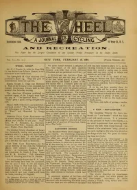 The Wheel, Vol 11, No 21 cover