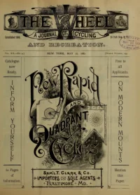 The Wheel, Vol 12, No 9 cover